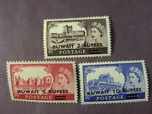 KUWAIT # 117-119-MINT/NEVER HINGED---COMPLETE SET---1955(LOTB)