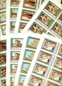 Umm al Qiwain 1972 Mi#594B-601B 25ooth Anniv. Of the Persian Empire 8xsheets ...