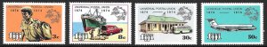 Fiji Scott 347-350 MNH UPU Universal Postal Union Set of 1974