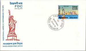 Bangladesh FDC 1976 - Bicentennial American Independence - F64378