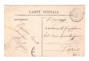 France INDOCHINA Postcard PAQUEBOT Saigon MARSEILLE-YOKOHAMA Maritime 1907 MA560
