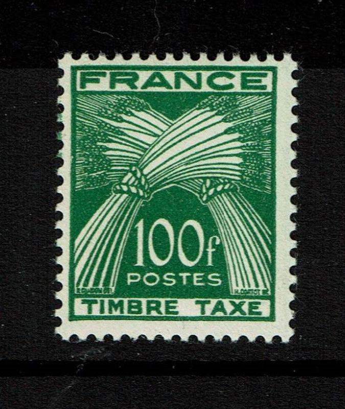 France SC# J92, Mint Never Hinged - S3837