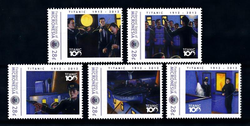 [93163] Micronesia  Ships Titanic Last Moments  MNH