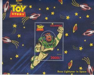 1997 Uganda Disney Toy Story Buzz Lightyear SS  (Scott 1484)