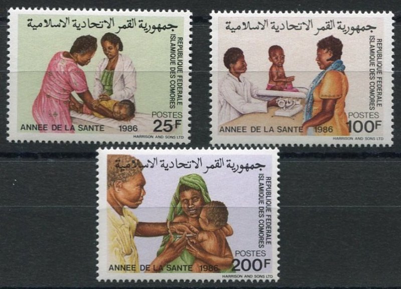 1986 Comoro Islands 781-783 The medicina