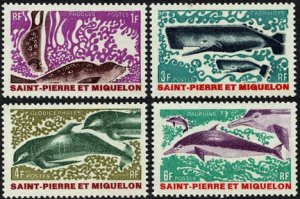 Scott #389-92 Marine Life MNH