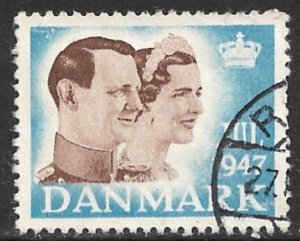 DENMARK 1947 Christmas Seal Used