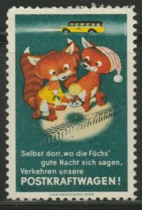 Postkraftwagen Cinderella Poster Stamp Reklamemarken A7P4F818