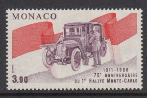 Monaco 1542 Car Rally mnh