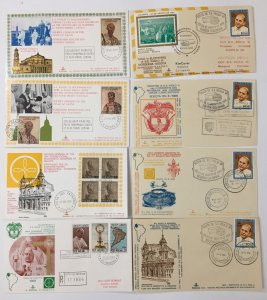 VATICAN 1960s Religion Malta Covers (27 Items) UK2311