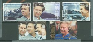 South Georgia #157-161 Mint (NH) Single (Complete Set) (Queen)