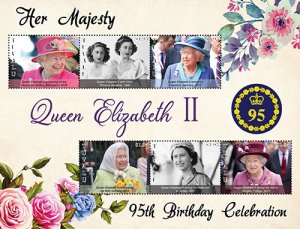 2021/04 - TUVALU - QUEEN ELIZABETH II                6V  complet set    MNH ** T