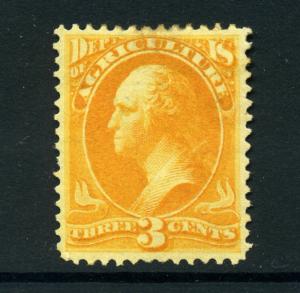 Scott #O3 Agriculture Dept Official Mint Stamp (Stock #O3-1)