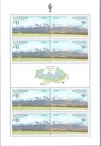 1999 EUROPE CEPT Romania 2 Minifogli 6 val Parchi Naturali MNH**