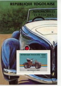 1984 Togo Classic Cars SS 1903 Peugeot (Scott 1258) MNH