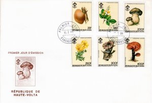 Upper Volta 1984 Sc 647-52 FDC