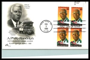 #2402 A. Philip Randolph Zip Block - Black Heritage Series –Artcraft Cachet