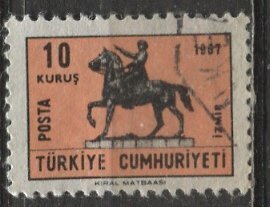 Turkey 1967: Sc. # 1729A; Used Single Stamp