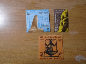 Egypt  #  652-54  MNH