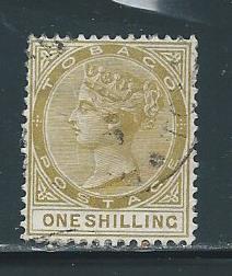 Tobago 23 1sh Victoria single Used