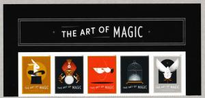 US 5301-5305 5305a The Art of Magic forever header strip set MNH 2018