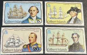 GILBERT ISLANDS # 296-299--MINT NEVER/HINGED--COMPLETE SET--1977