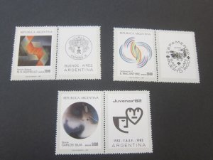 Argentina 1983 Sc 1390-92 set MNH