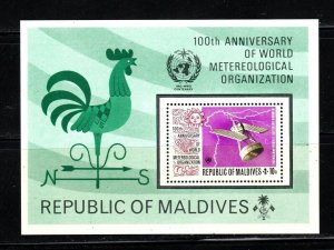 Maldives Souvenir Sheet #471, MNH, XF