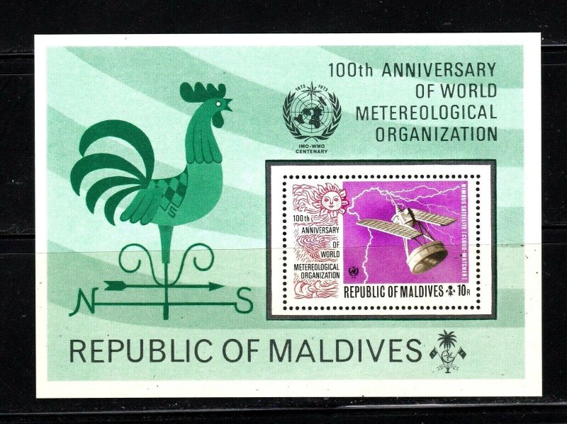 Maldives Souvenir Sheet #471, MNH, XF