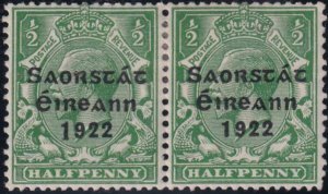 Ireland 1923 SC 59-59a MLH Pair Tall 1 