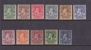 Turks & Caicos Islands 1928 KGV Sc 60-70 set MH