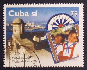 CUBA Sc# 4169  TOURISM - CUBA, SI !     75c  MORRO CASTLE  2001  used / cto