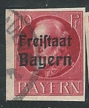 Bavaria ||  Scott # 215 - Used