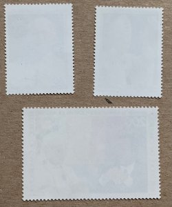 Cameroun 1985 Pope John Paul II Visit, MNH. Scott 784-786, CV $6.35