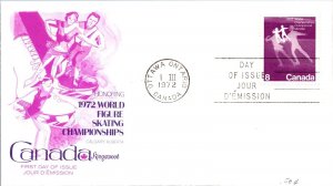 Canada 1971 FDC - World Figure Skating Championships - Ottawa, Ont - J8841