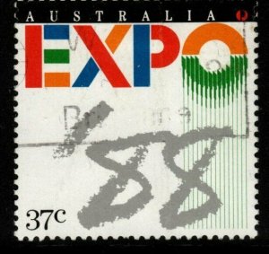 AUSTRALIA SG1143 1988 EXPO 88 WORLD FAIR FINE USED