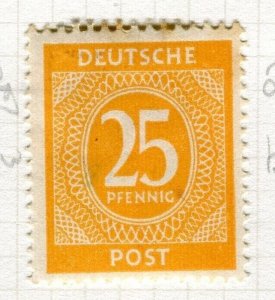 GERMANY BERLIN British/US Zone 1946 numeral issue Mint hinged 25pf. value