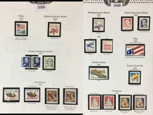US STAMPS # 1 1989-1990 COLLECTION MINT OG NH CAT. $ LOT #3588