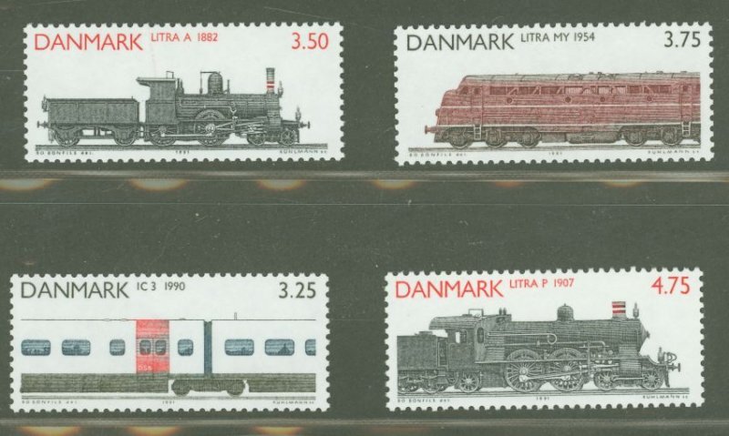 Denmark #932-935  Single (Complete Set)