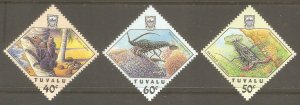 TUVALU Sc# 451 - 453 MNH FVF Set3 Crayfish & Crab