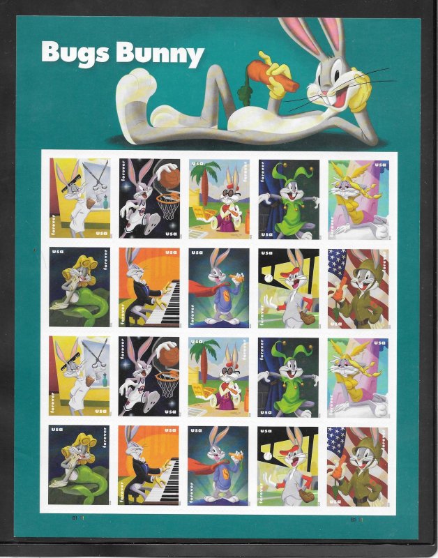 #5494-5503 MNH BUGS BUNNY-FOREVER SHEET