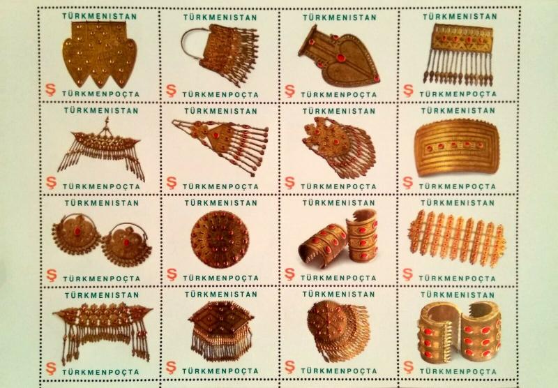 Big Collection Rare Original Postage Stamps of Turkmenistan FULL SET - 23 pcs