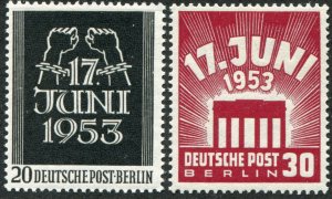 Berlin    SC.# 9N99-100  MNH