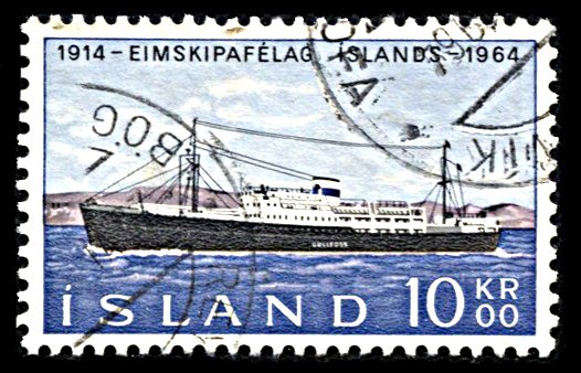 Iceland 359, used, 50th Anniversary of Iceland Steamship Company