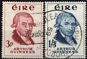 Ireland #171-2 F-VF Used CV $9.50 (X4150)