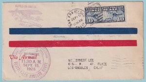 UNITED STATES FIRST FLIGHT COVER - 1926 SAN FRANCISCO TO LOS ANGELES CA - CV313