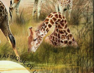 Giraffe Stamp Giraffa Camelopardalis Peralta Souvenir Sheet MNH #4835 / Bl.785 