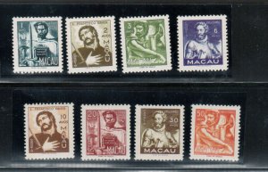 Macau #353 - #360 Very Fine Never Hinged Set