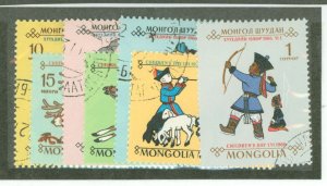 Mongolia #432-438  Single (Complete Set)