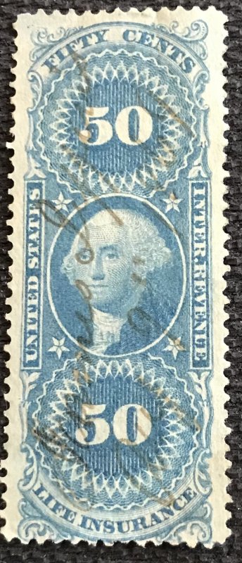 US Revenue #R58c Used Single George Washington SCV $1.75 L37